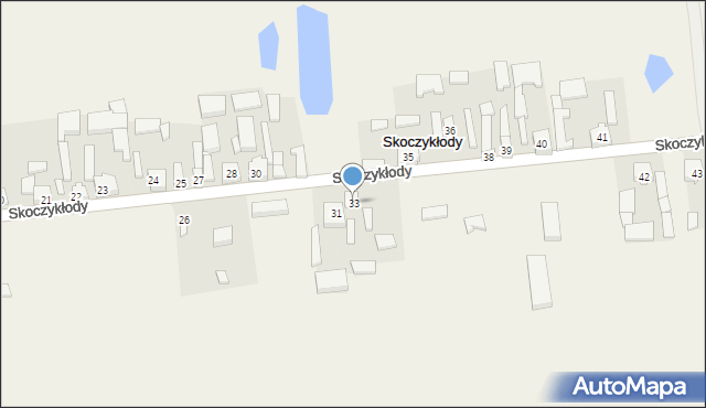 Skoczykłody, Skoczykłody, 33, mapa Skoczykłody