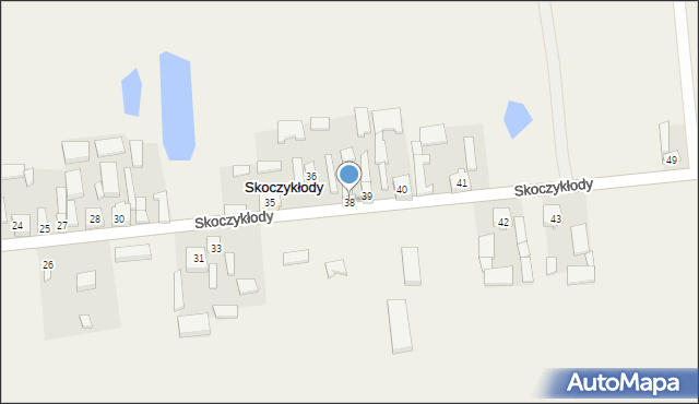 Skoczykłody, Skoczykłody, 38, mapa Skoczykłody