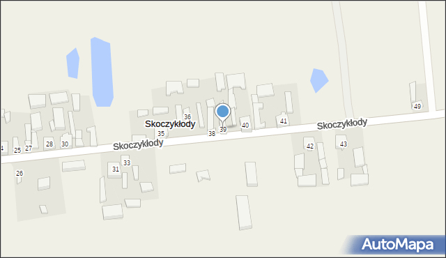 Skoczykłody, Skoczykłody, 39, mapa Skoczykłody