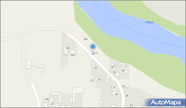 Skoki, Skoki, 33, mapa Skoki