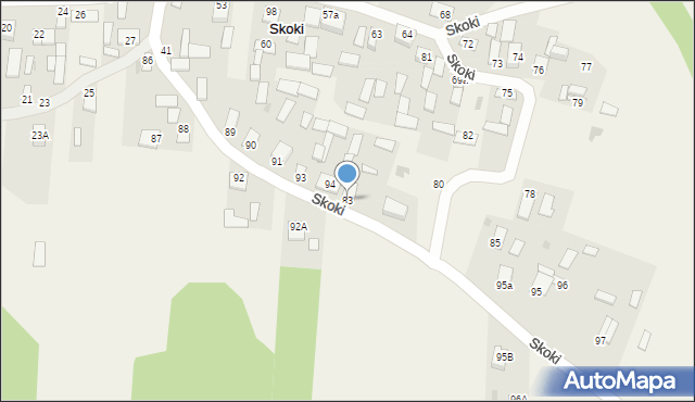 Skoki, Skoki, 83, mapa Skoki