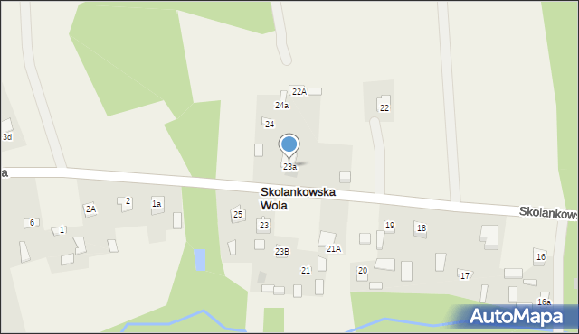 Skolankowska Wola, Skolankowska Wola, 23a, mapa Skolankowska Wola