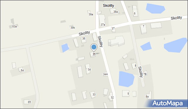 Skolity, Skolity, 35, mapa Skolity