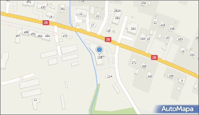 Skołyszyn, Skołyszyn, 11B, mapa Skołyszyn