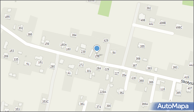 Skołyszyn, Skołyszyn, 158, mapa Skołyszyn