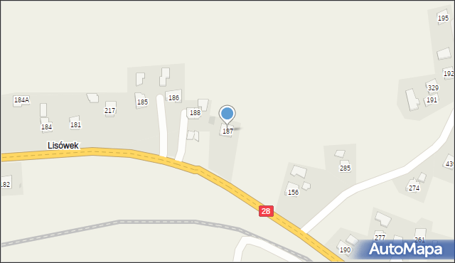 Skołyszyn, Skołyszyn, 187, mapa Skołyszyn
