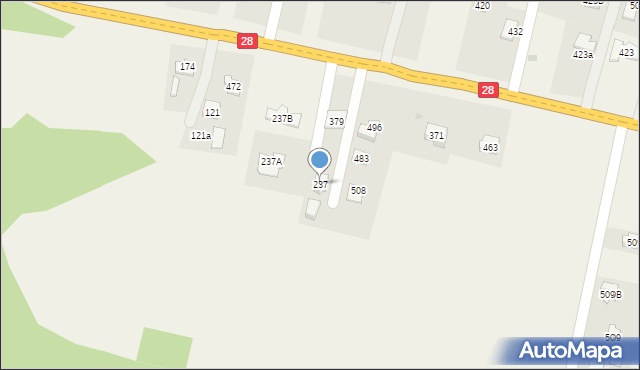 Skołyszyn, Skołyszyn, 237, mapa Skołyszyn