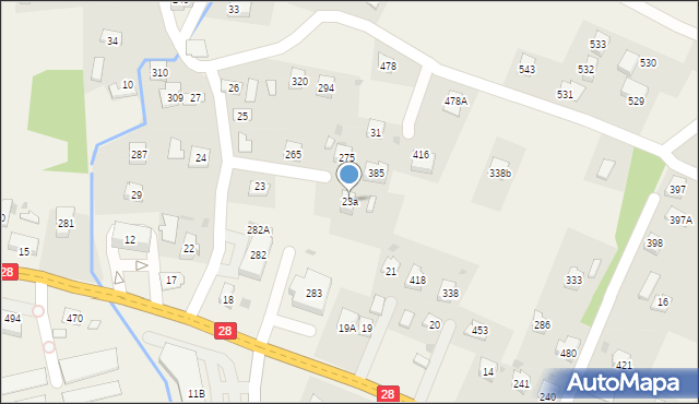 Skołyszyn, Skołyszyn, 23a, mapa Skołyszyn
