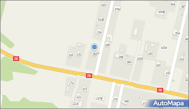 Skołyszyn, Skołyszyn, 331, mapa Skołyszyn