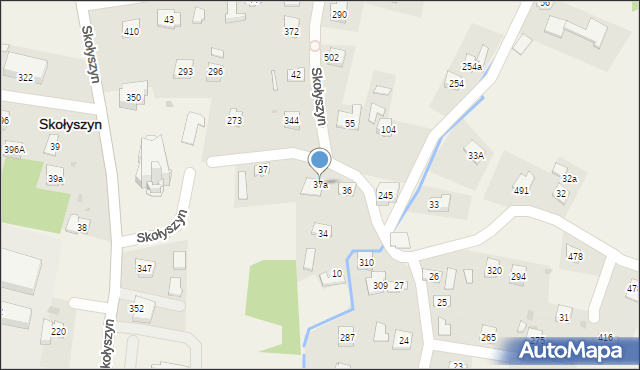 Skołyszyn, Skołyszyn, 37a, mapa Skołyszyn