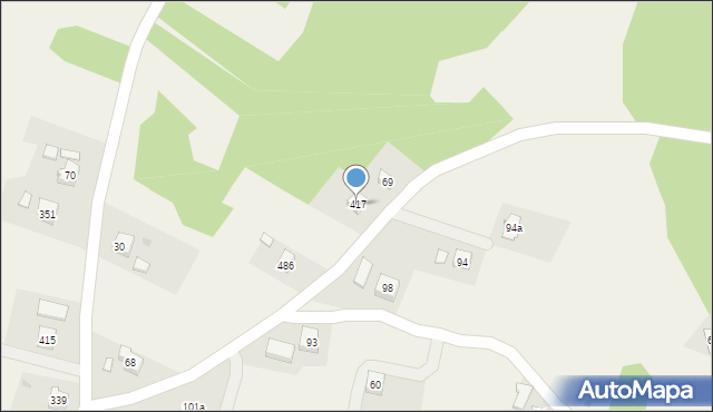 Skołyszyn, Skołyszyn, 417, mapa Skołyszyn