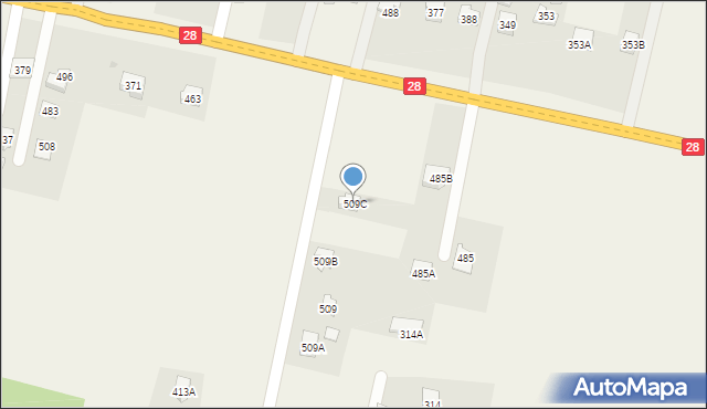 Skołyszyn, Skołyszyn, 509C, mapa Skołyszyn