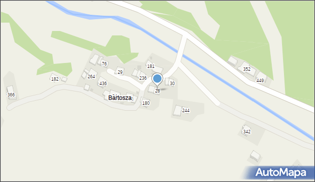 Skomielna Czarna, Skomielna Czarna, 28, mapa Skomielna Czarna