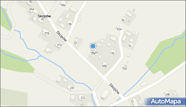 Skopów, Skopów, 55a, mapa Skopów