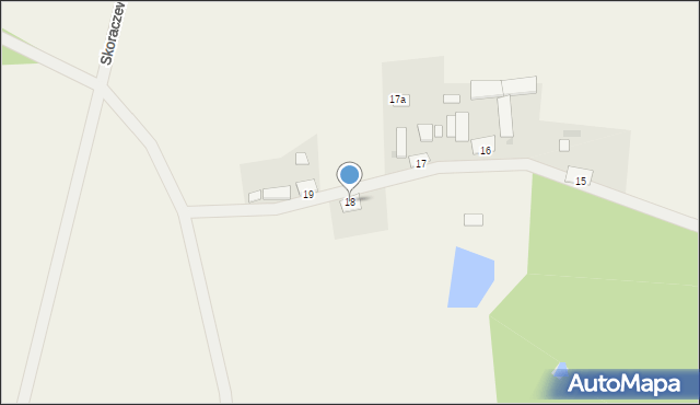 Skoraczewo, Skoraczewo, 18, mapa Skoraczewo
