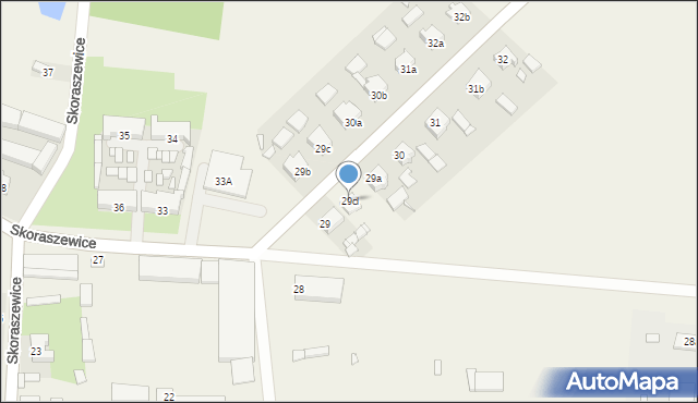 Skoraszewice, Skoraszewice, 29d, mapa Skoraszewice