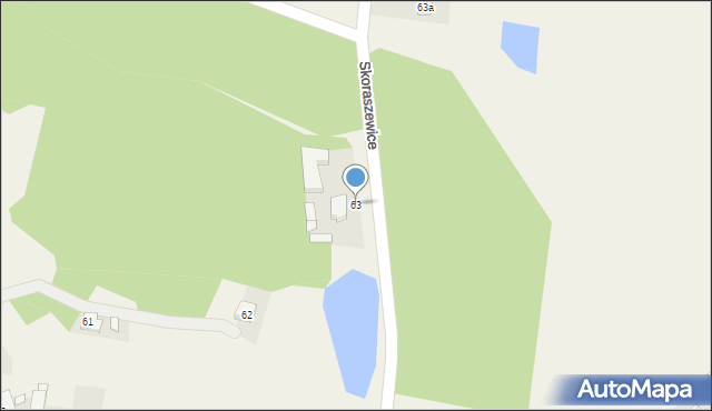 Skoraszewice, Skoraszewice, 63, mapa Skoraszewice