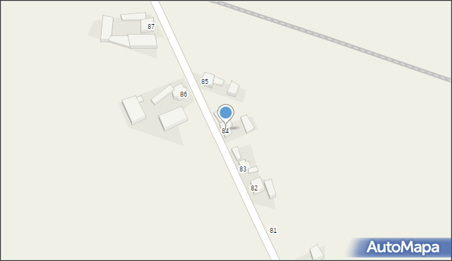 Skoraszewice, Skoraszewice, 84, mapa Skoraszewice
