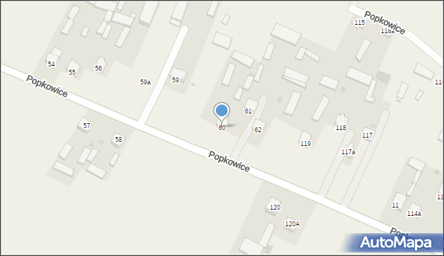 Skorczyce, Skorczyce, 60, mapa Skorczyce