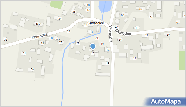 Skorocice, Skorocice, 20, mapa Skorocice