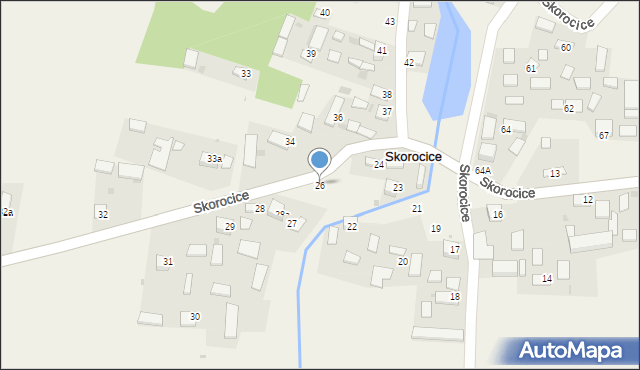 Skorocice, Skorocice, 26, mapa Skorocice