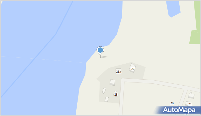 Skórzenno, Skórzenno, 28b, mapa Skórzenno