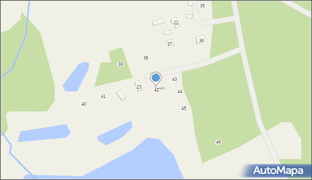 Skórzenno, Skórzenno, 42, mapa Skórzenno