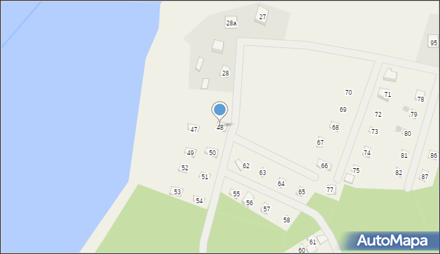 Skórzenno, Skórzenno, 48, mapa Skórzenno