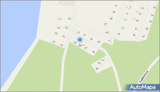 Skórzenno, Skórzenno, 56, mapa Skórzenno