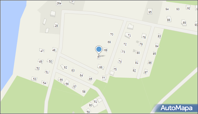 Skórzenno, Skórzenno, 67, mapa Skórzenno