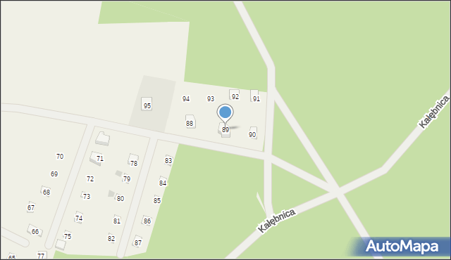 Skórzenno, Skórzenno, 89, mapa Skórzenno