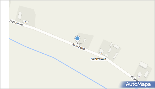 Skórzewa, Skórzewa, 7, mapa Skórzewa