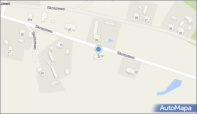 Skoszewo, Skoszewo, 31, mapa Skoszewo