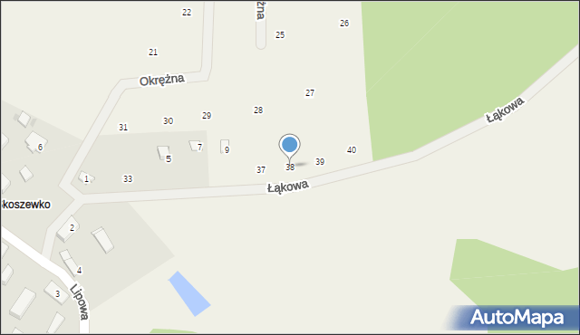 Skoszewo, Skoszewo, 38, mapa Skoszewo