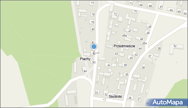 Skotniki, Skotniki, 82, mapa Skotniki