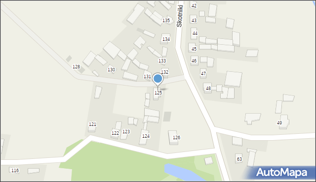 Skotniki, Skotniki, 127, mapa Skotniki