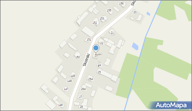 Skotniki, Skotniki, 23, mapa Skotniki