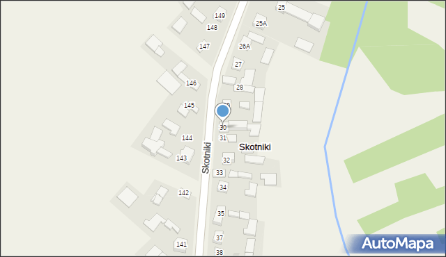 Skotniki, Skotniki, 30, mapa Skotniki
