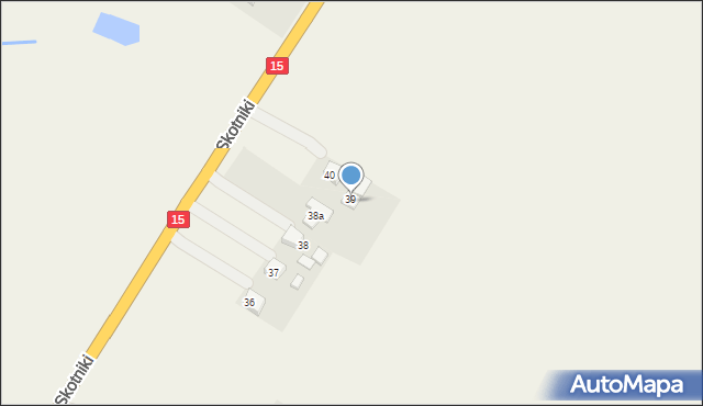 Skotniki, Skotniki, 40a, mapa Skotniki