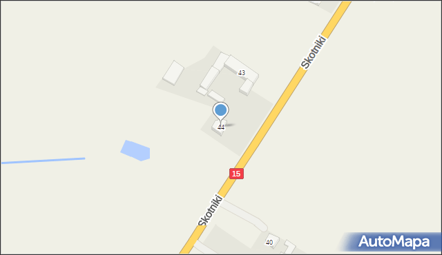 Skotniki, Skotniki, 44, mapa Skotniki