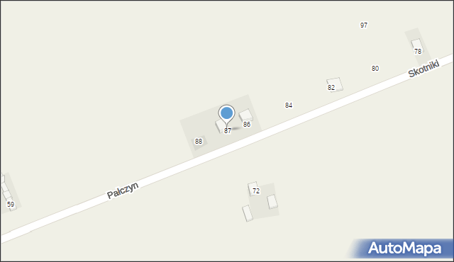 Skotniki, Skotniki, 87, mapa Skotniki