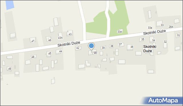 Skotniki Duże, Skotniki Duże, 41, mapa Skotniki Duże