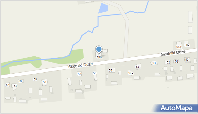 Skotniki Duże, Skotniki Duże, 56A, mapa Skotniki Duże