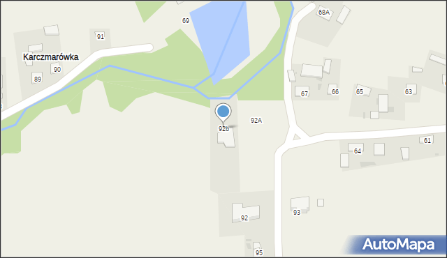 Skotniki Duże, Skotniki Duże, 92b, mapa Skotniki Duże