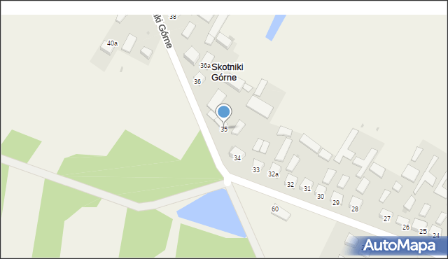 Skotniki Górne, Skotniki Górne, 35, mapa Skotniki Górne