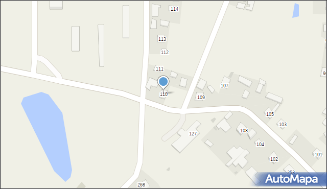 Skowierzyn, Skowierzyn, 110, mapa Skowierzyn