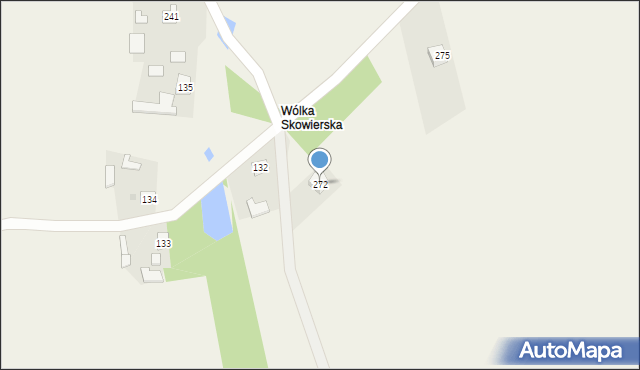 Skowierzyn, Skowierzyn, 272, mapa Skowierzyn