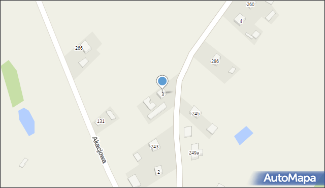 Skowierzyn, Skowierzyn, 3, mapa Skowierzyn