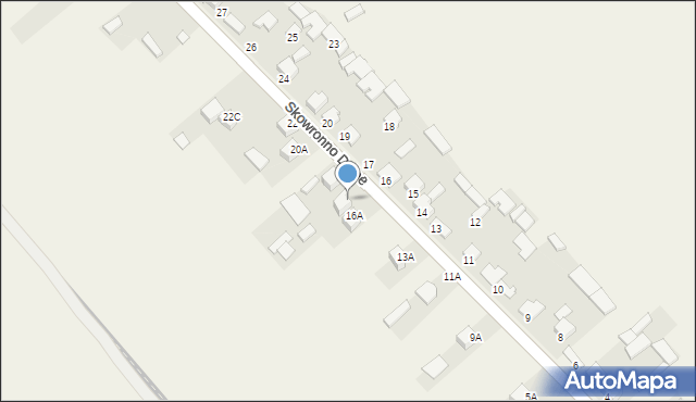 Skowronno Dolne, Skowronno Dolne, 17A, mapa Skowronno Dolne