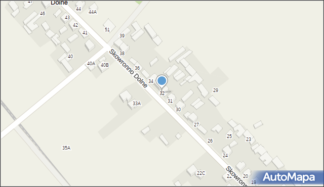 Skowronno Dolne, Skowronno Dolne, 32, mapa Skowronno Dolne